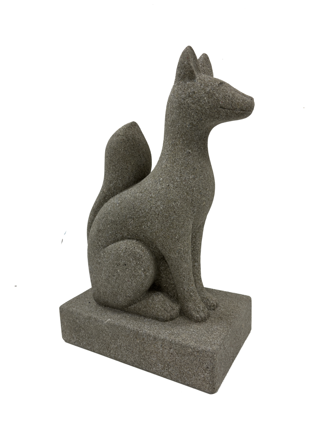 石狐（坪内正史作・来待石製・個人蔵）